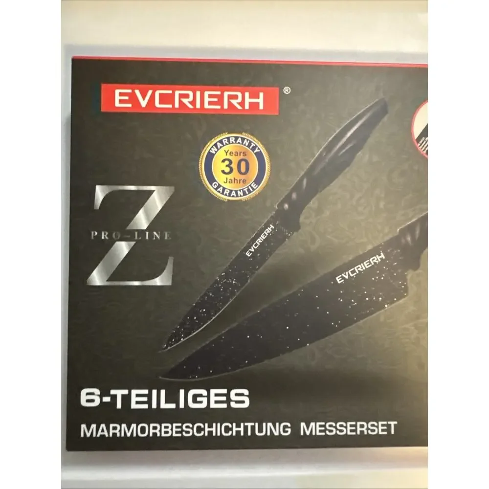 Swiss Gold Switzerland Ceramic Kitchen Knife Set Z Pro Line SG-9200 S8